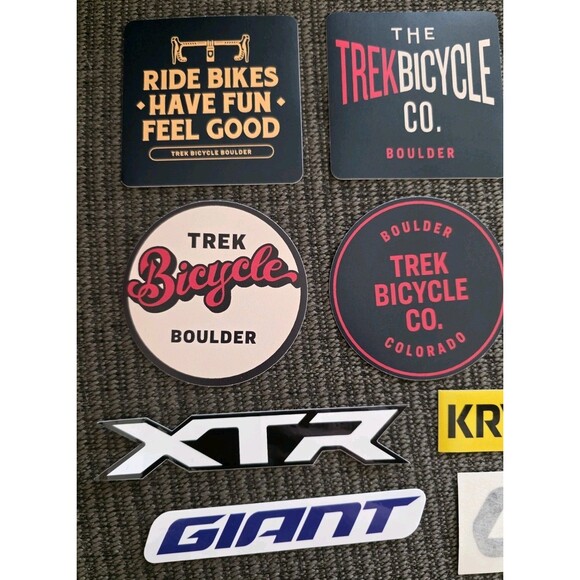 10x Biking Cycling Outdoor Stickers Mixed Lot Liv Shimano XTR Trek Boulder Giant - Picture 4 of 5